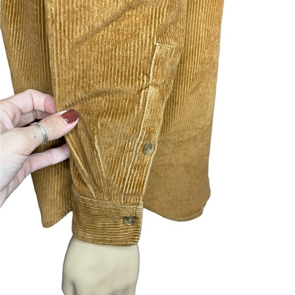 GAP Corduroy Shirts Long Sleeve Button Down Wide-Ribbed Cotton Jacket Shacket - Picture 9 of 15